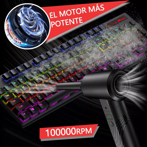 Plumero Eléctrico, Aire Comprimido Para Pc, Potente