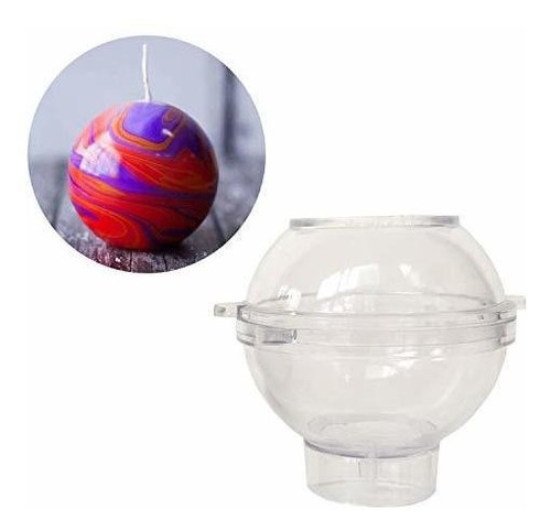 Molde Plastico P/velas Artesanales - Esfera 10cm