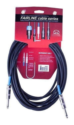 Cable Para Instrumento Plug A Plug Superlux Sfi6pp 6 Metros