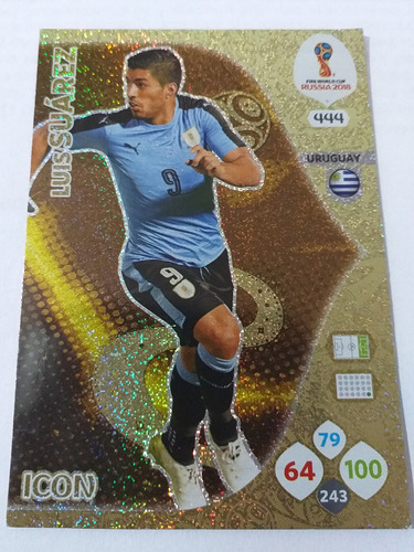 Tarjeta  Luis Suarez Rusia 2018 Icon 