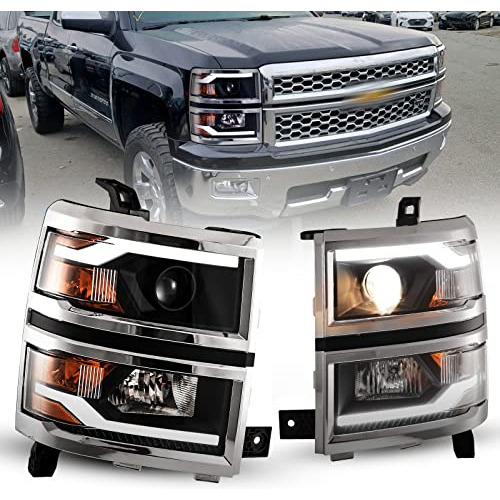 Wolfstorm Faro Delantero Para Chevy Silverado 1500 2014 2015