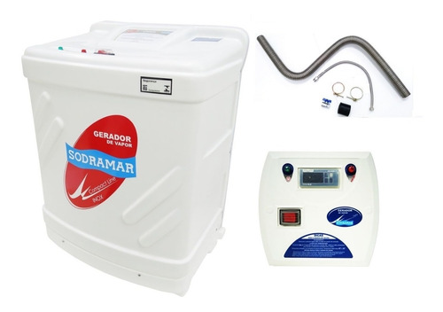 Gerador Vapor 15kw Digital Sodramar Sauna Com Kit Instalacao