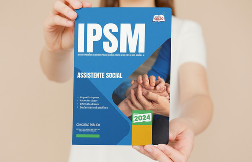 Apostila Ipsm Ouro Preto Do Oeste Ro 2024 - Assistente Social - Editora Opção