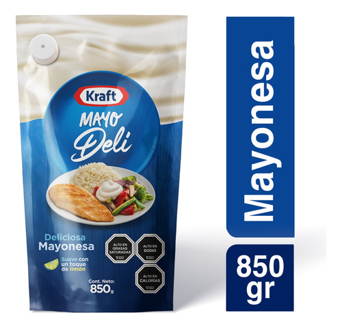 Mayonesa Kraft Mayodeli Doypack 850g