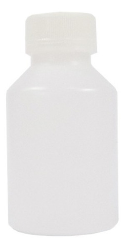 Botella Plastico Polietileno 100ml Natural Tapa Rosca 100cc