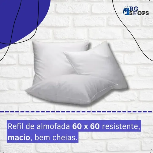 Recambio de coj n 04 60 cm x 60 cm grande y completamente suave