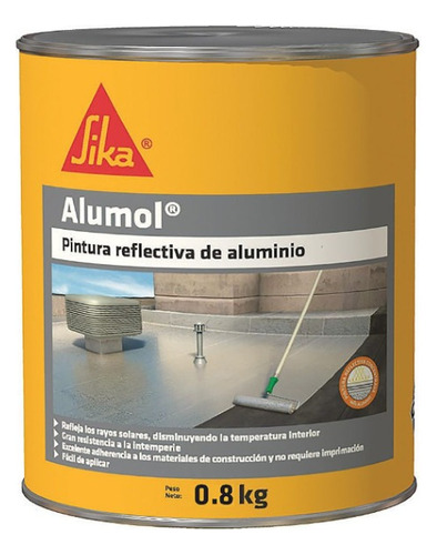 Sika Alumol Pintura X 0.8 Kg