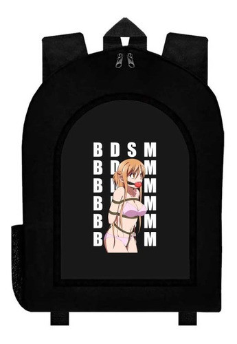 Mochila Negra Sword Art Online A5