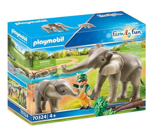 Playmobil Recinto Exterior De Elefantes