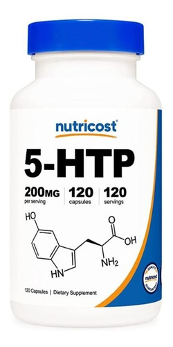 Nutricost 5-htp 200mg, 120 Cap Vegetarianas (5-hidroxitript 