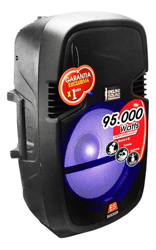 Parlante England Sound 95000 Watts Rocker 15 Led