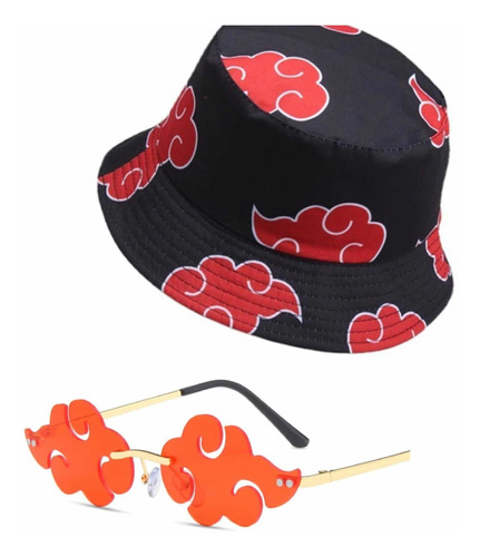 Pack Gorro Y Gafas Akatsuki