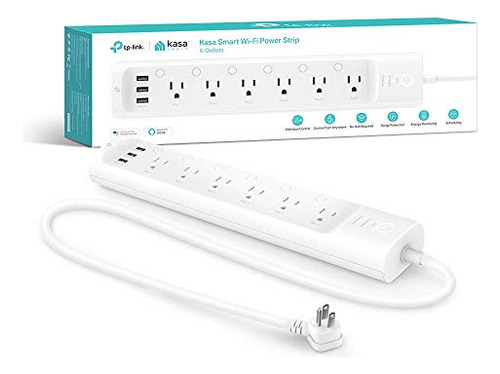 Kasa Smart Plug Power Strip Hs300, Protector Contra