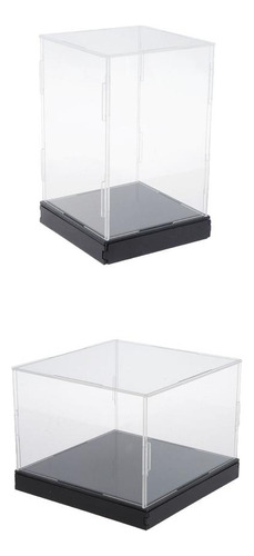 Z 2 Peças De Exibição De Acrílico Multiuso Para Miniatura