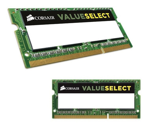 Imagen 1 de 1 de Memoria Corsair Cmso4gx3m1c1600c11, 4gb Ddr3l, Sodimm