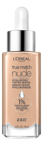 Base De Maquillaje L'oreal Paris Tono 2-3 Light Hyaluronic