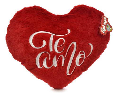 Peluche Almohadon Corazon  Te Amo  40cm - Phi Phi Toys