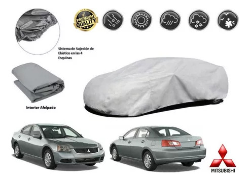 Lona Gruesa Impermeable Cubre Auto Mitsubishi Galant 2.4i 10