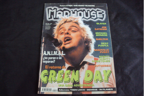 Revista Madhouse # 114 - Tapa Green Day (c/poster)