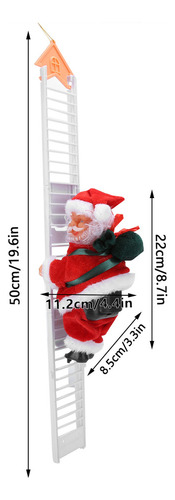 S Escalera Eléctrica Para Escalar, Adorno De Papá Noel