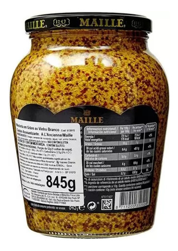 Kit C/ 2und Mostarda Maille A Moda Antiga (l'ancienne) 845g