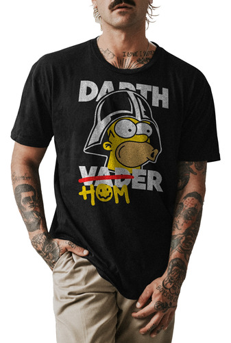 Polo Personalizado  Motivo Parodia Homero Darth Vader  0001