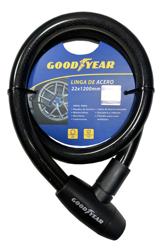 Linga Piton Acero Reforzada Goodyear, Con Cerradura 22x1200m