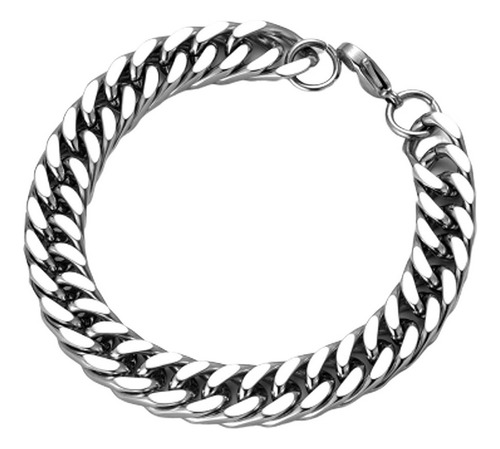 Para Z0hz 2 Rock Titanium Steel Cepillado Pulsera Cadena