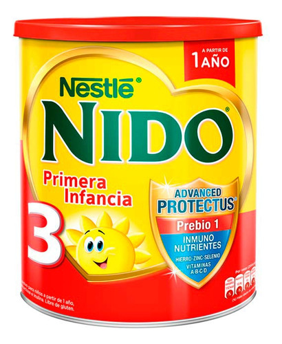 Nido 3 Leche En Polvo Infantil Prebio1 A2