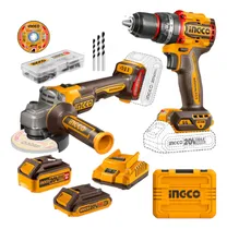 Comprar Combo Taladro Percutor 66nm + Amoladora Angular 4 1\u002F2  Ingco