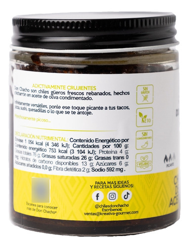 Chicharrón De Chile Güero Don Chacho 2 Pack De 140 Gr C/u