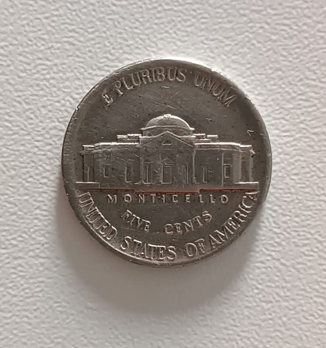 Moeda 5 Cents Americano 1984 P - Estados Unidos (Usado)