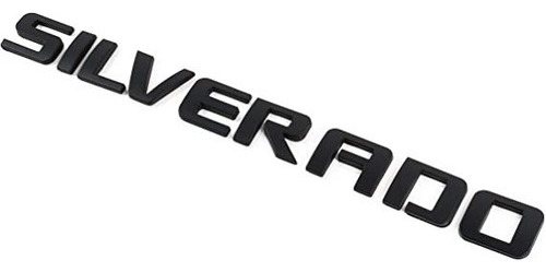 Emblema Chevrolet Silverado 2006-2016 Negro Lateral