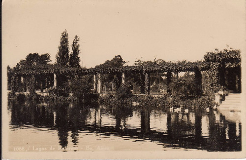 Buenos Aires Antigua Postal Taltavalt 1088 Lagos De Palermo