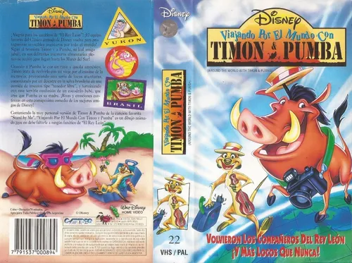 Viajando Por El Mundo Con Timon & Pumba Vhs Español Latino (Usado)