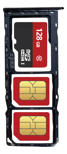 Bandeja Porta Sim Chip Card Compatible Samsung A10s Dual Sim