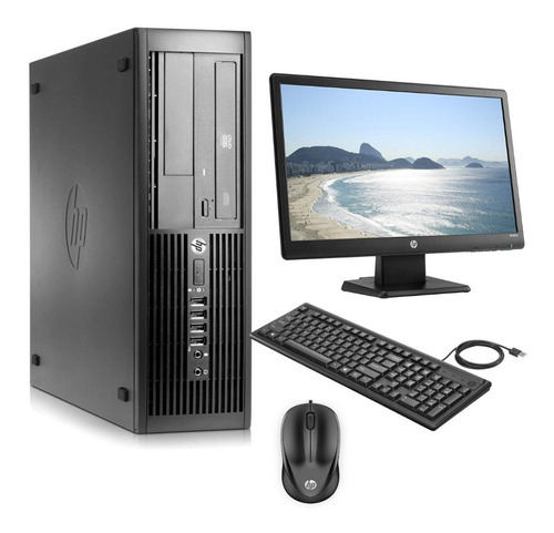 Kit Pc Hp I3 + Monitor (Reacondicionado)