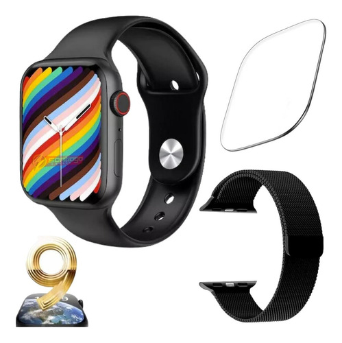 Smartwatch Digital Masculino W29 Max Series 9 + Brindes Cor Da Pulseira Relógio Preto Pulseira Preto