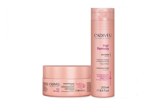 Cadiveu Hair Remedy Home Care ( 2 Productos) Shampoo Y Mask