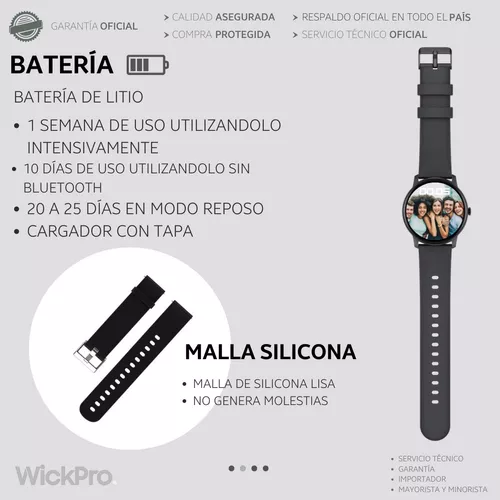 Reloj Mujer Deportivo Sumergible + Malla Metal