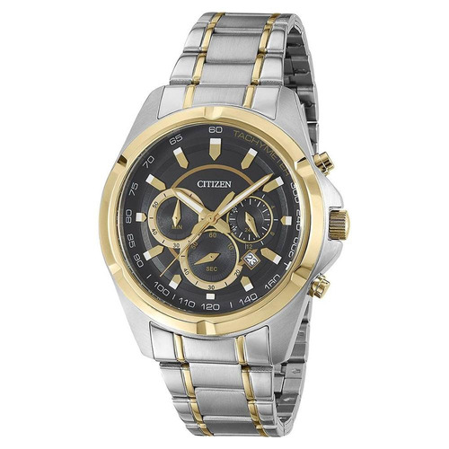 Relógio Citizen Masculino Gents Tz30660p Metal Prata E Doura