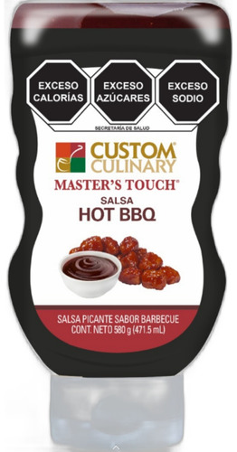 Salsa Hot Bbq Apachurrable 580g Custom Culinary 