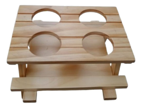 Porta Cremas Porta Embases Para Salsas En Madera