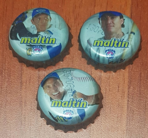 Chapas De Refrescos De Lideres Del Beisbol. 