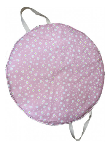 Playmat De Juego Para Bebés Impermeable Y Acolchada Bolso Margaritas