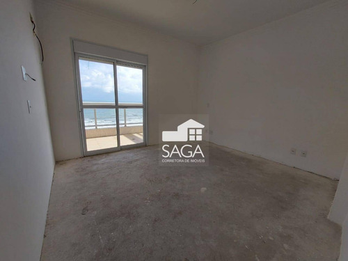 Imagem 28 de 30 de Frente Mar! Apartamento Com 4 Dormitórios À Venda, 250 M² Por R$ 2.500.000 - Canto Do Forte - Praia Grande/sp - Ap3973
