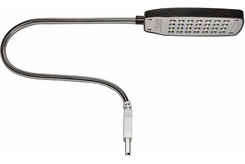 I2 Gear Lámpara De Lectura Usb Con 28 Luces Led Brillantes Y