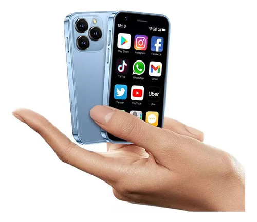 Mini Smartphone Roisevry Xs16 De 3 Pulgadas, 4g Lte,