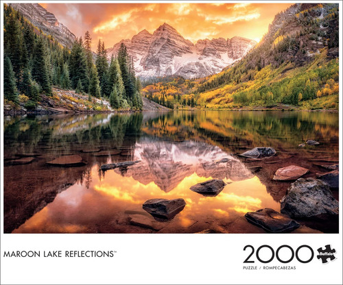 Buffalo Games - Maroon Lake Reflection - Puzzle De 2000 P...
