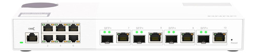 Qnap Qsw-mc-us Conmutador Administrado De Capa 2 De 10 Puert